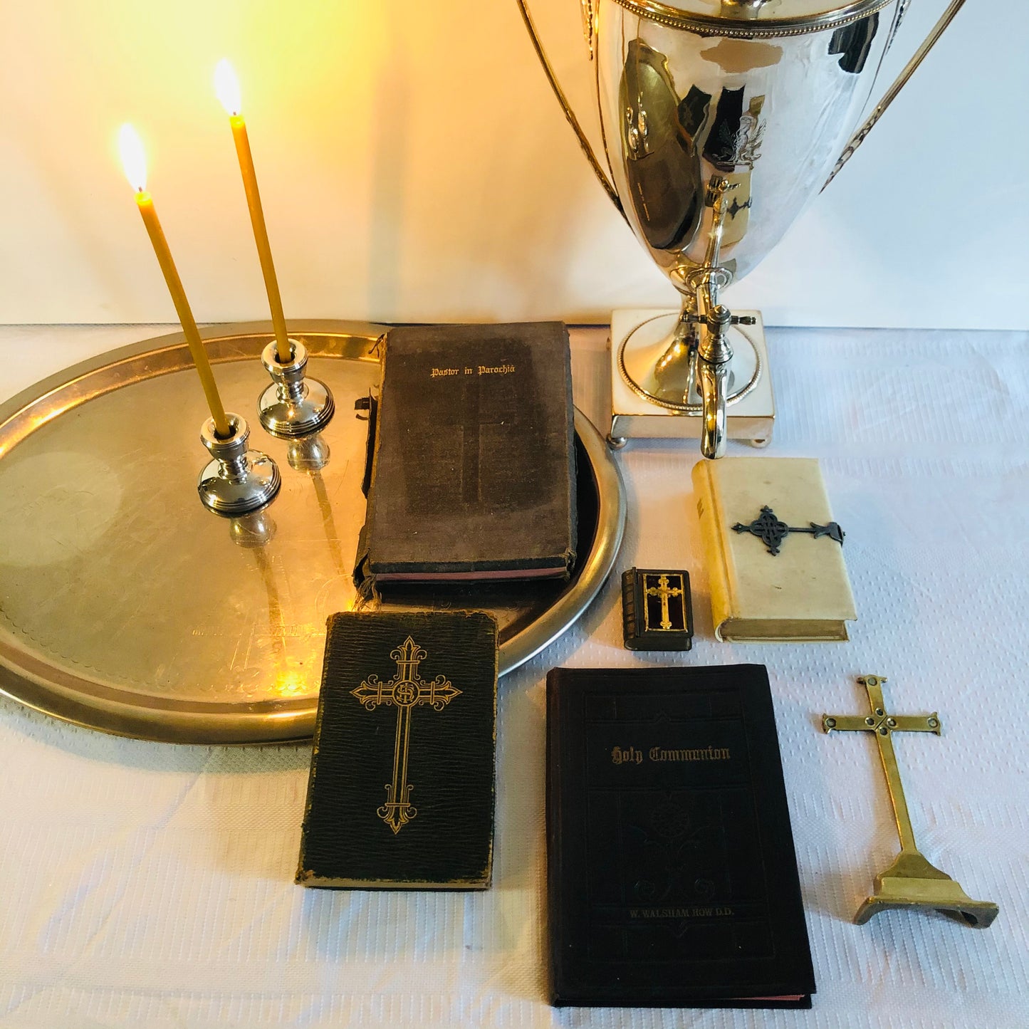 The Director Leo - Small Solid Silver Candlesticks