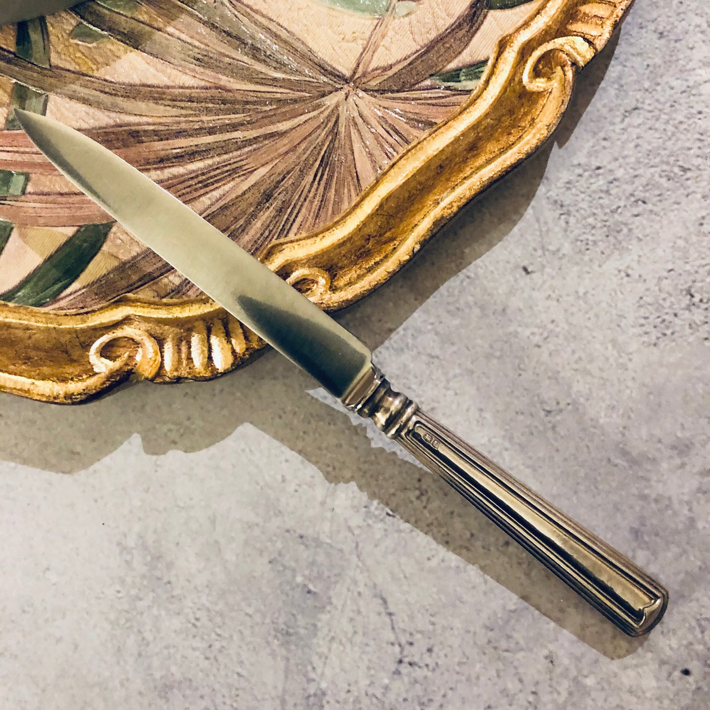 The Headhunter Avery - Art Deco Sterling silver handle fruit / cake knife