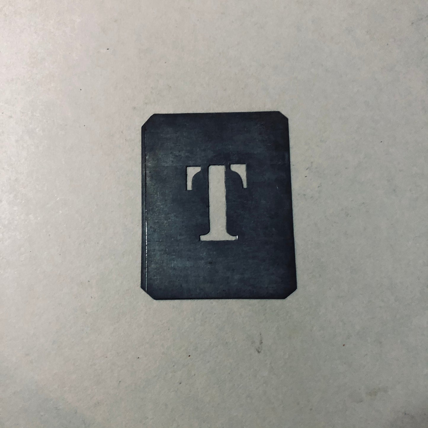 The Director Sam - Vintage Galvanised Letter Stencils