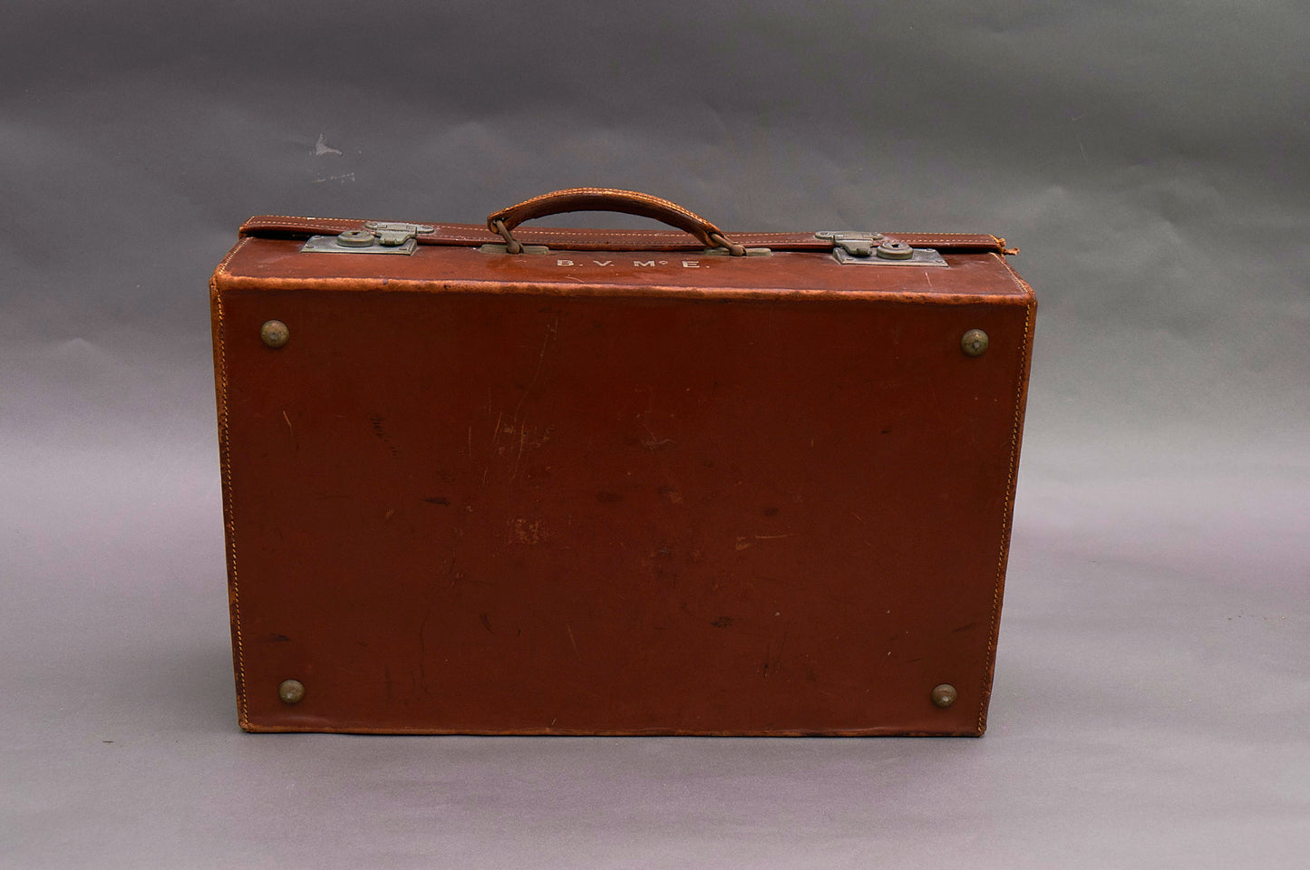 The Goth Margaret - Retro Suitcase in Vintage Leather