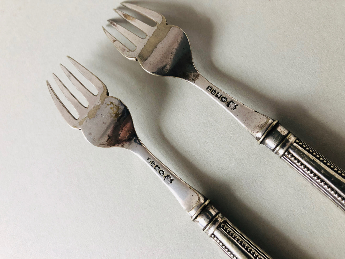 The Headhunter Rhoda - Pair Of Silver Plate Fish Dinner Forks