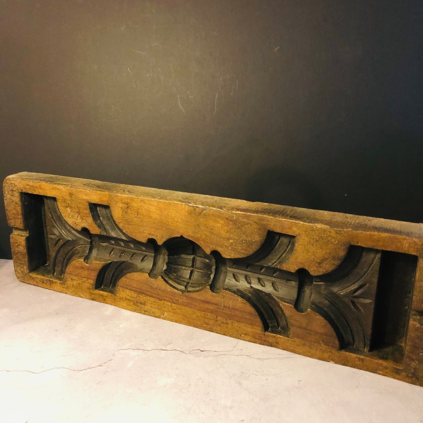 The Director William - Antique Hand Carved Wooden Cement Moulds