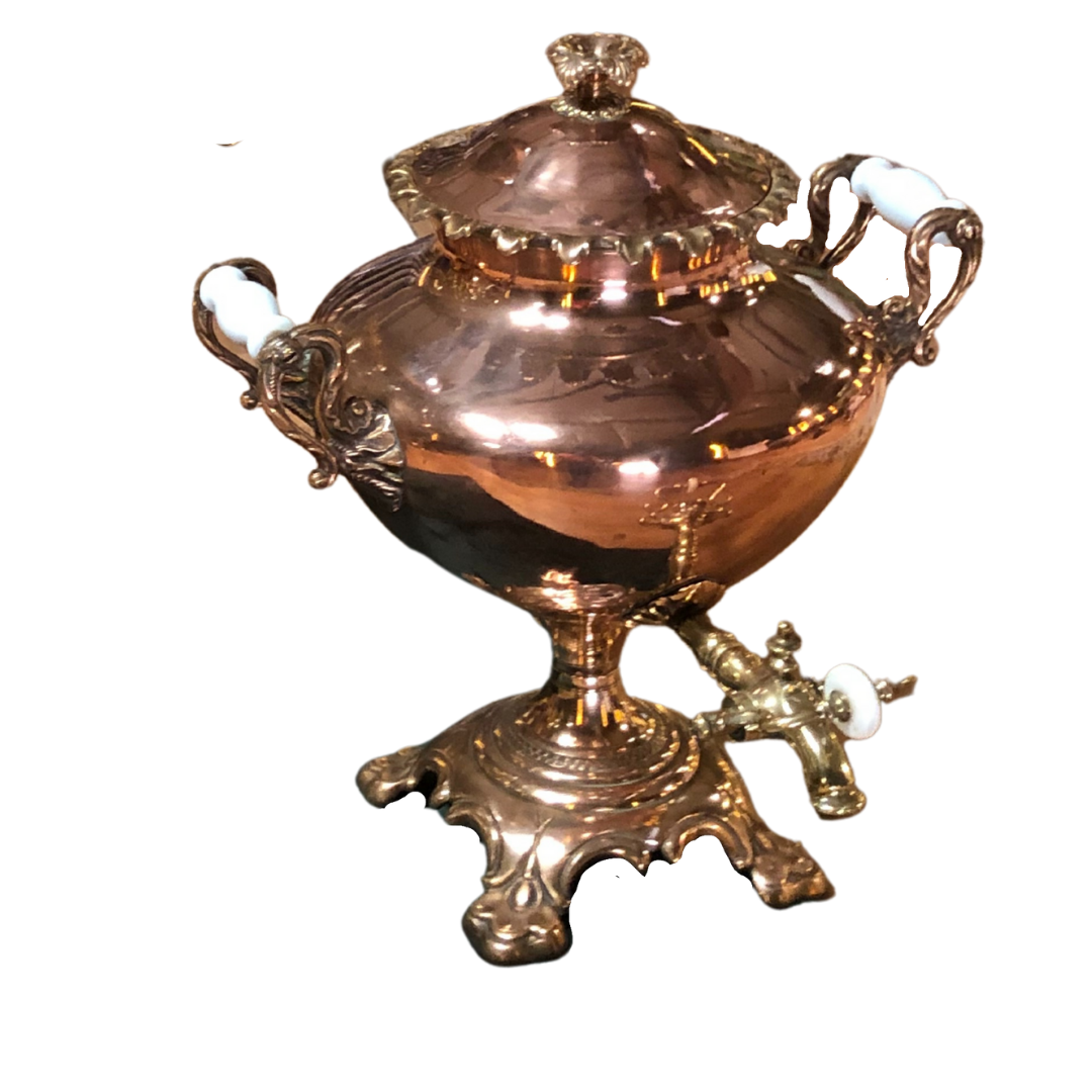 Antique Copper Samovar | Functional Hot Water Urn