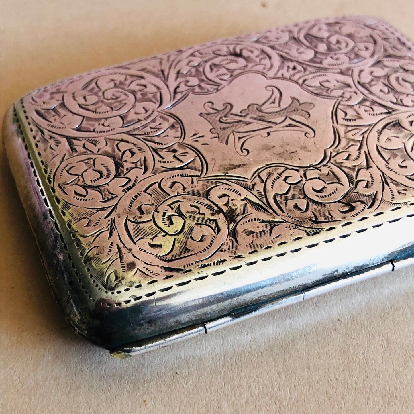 The Mixologist Jude - Antique Silver Card Case
