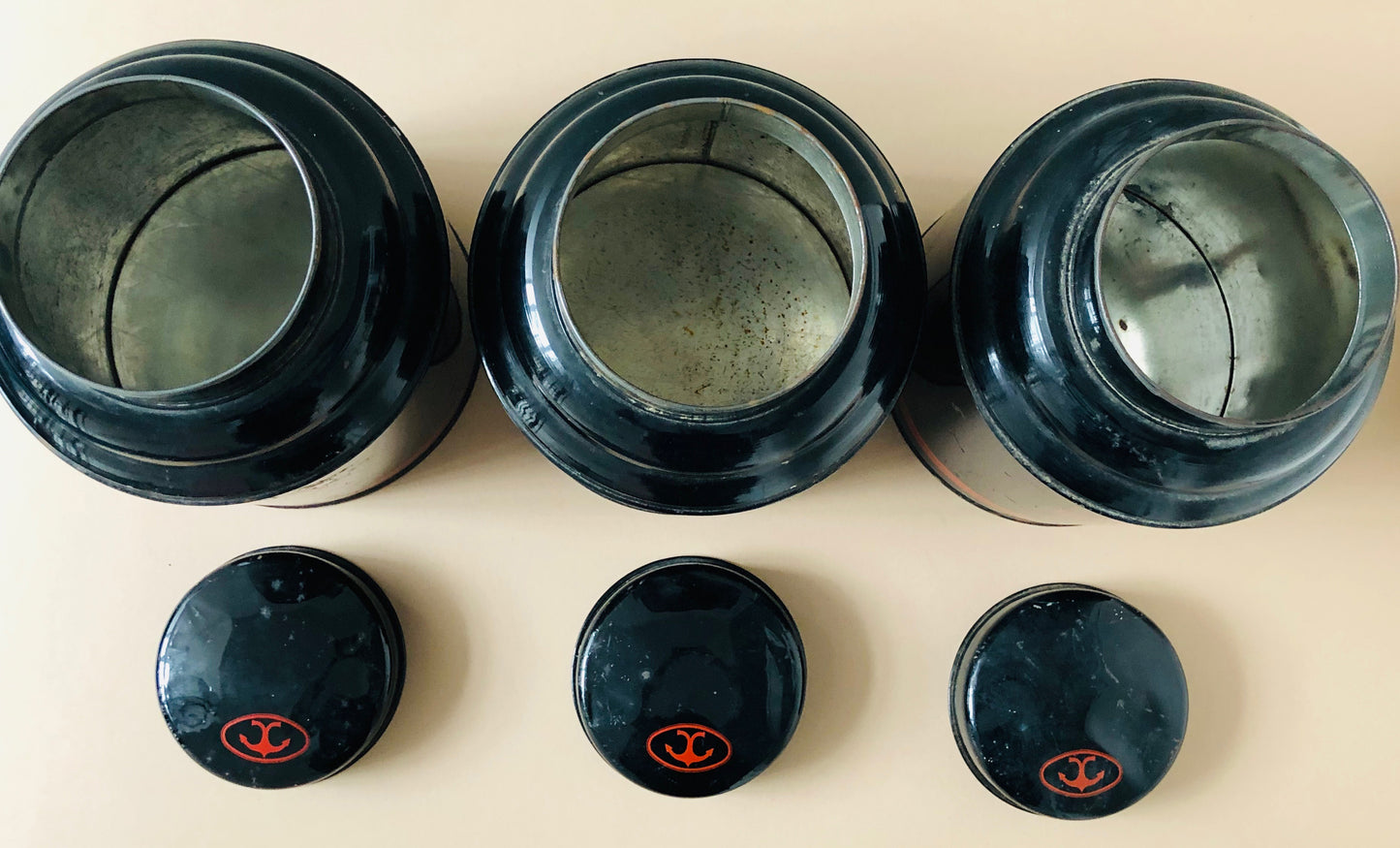 The Mixologist Glen - Ex Large Vintage Black Tin Refill Container