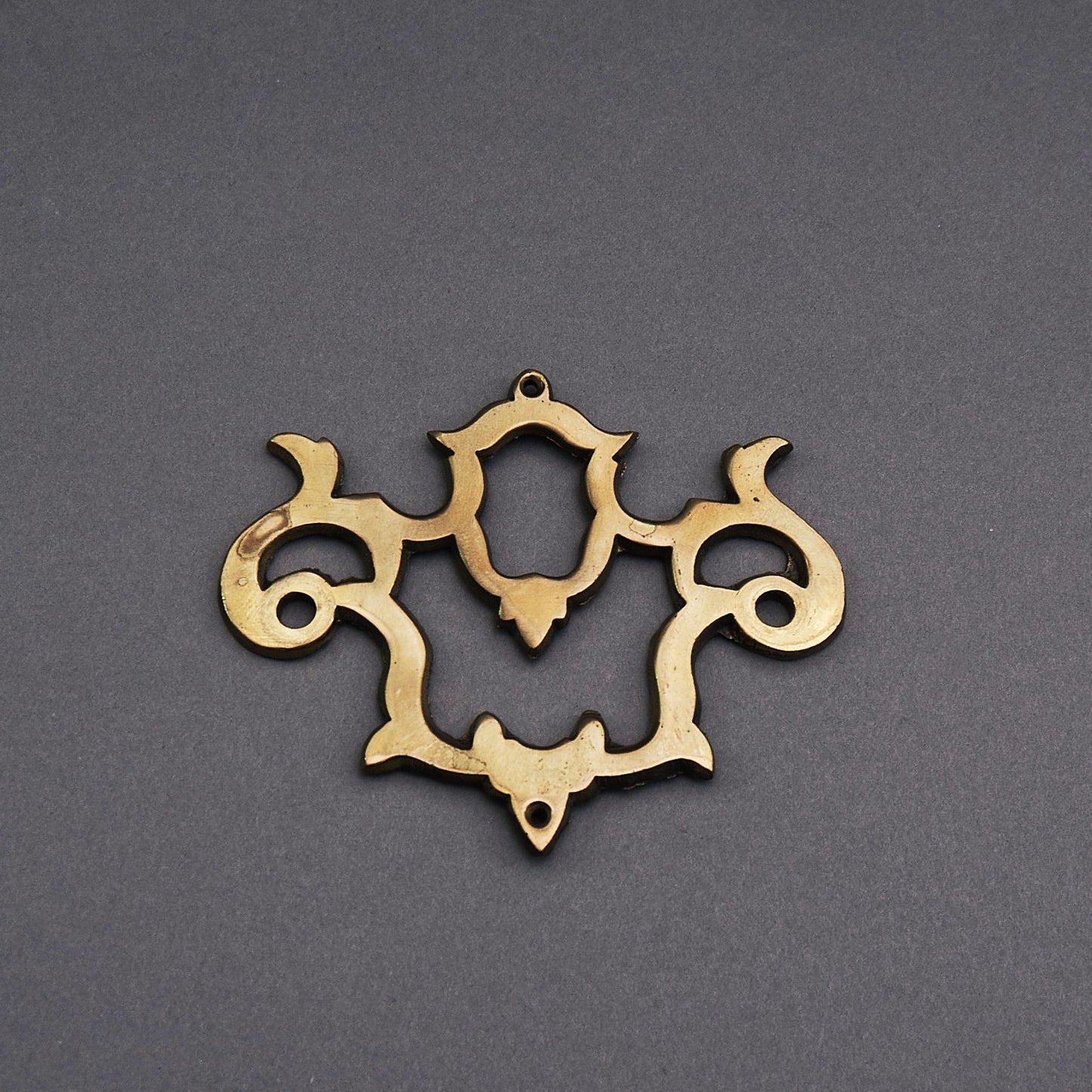 The Pimp Zane - Smooth Antique Brass Salvage Plate