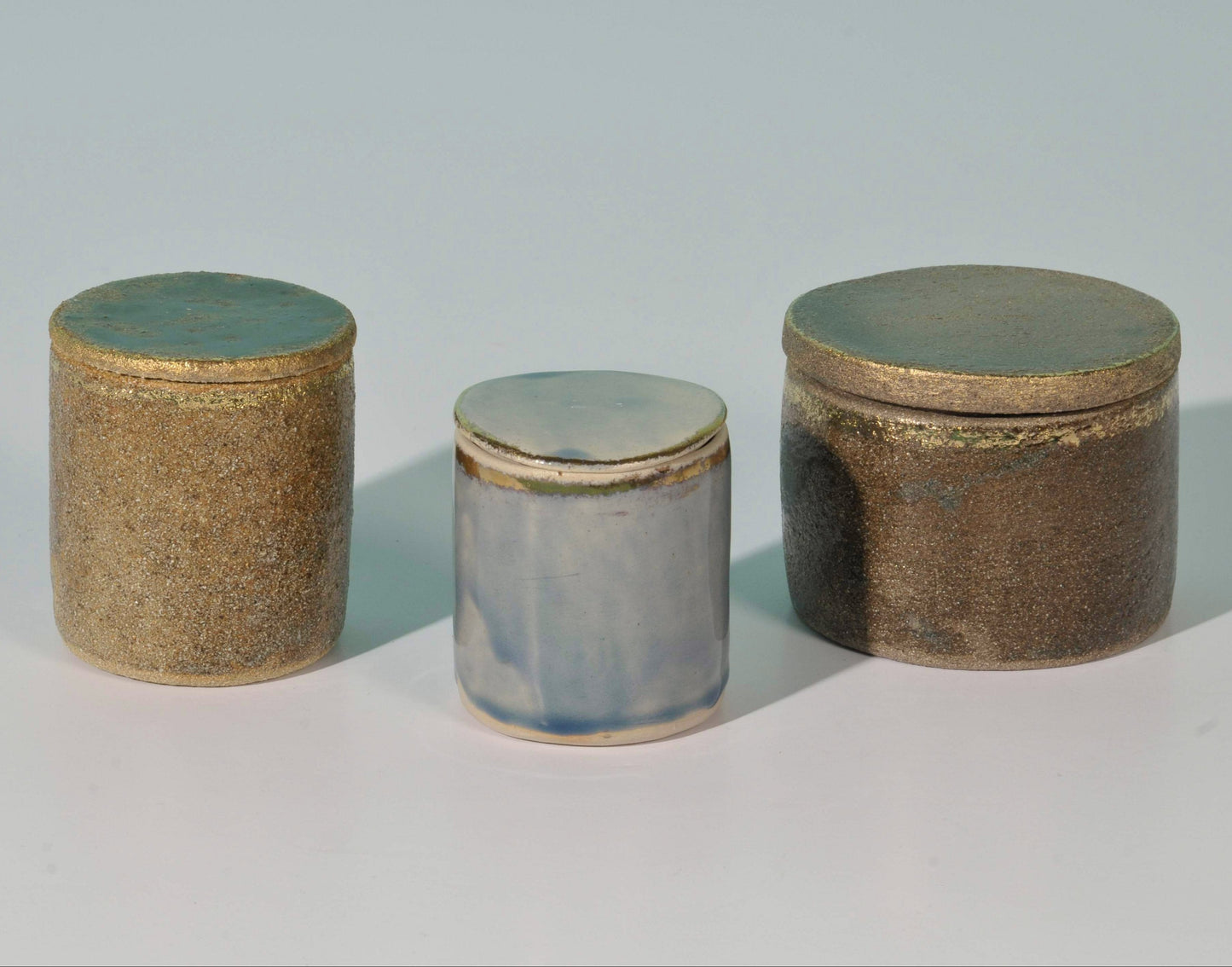 Ceramic Handmade Jar With Lid | Storage Pot, Stationary Pot, Plant Pot