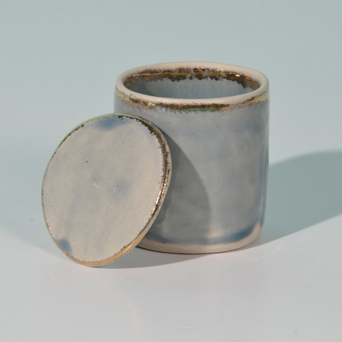 Ceramic Handmade Jar With Lid | Storage Pot, Stationary Pot, Plant Pot
