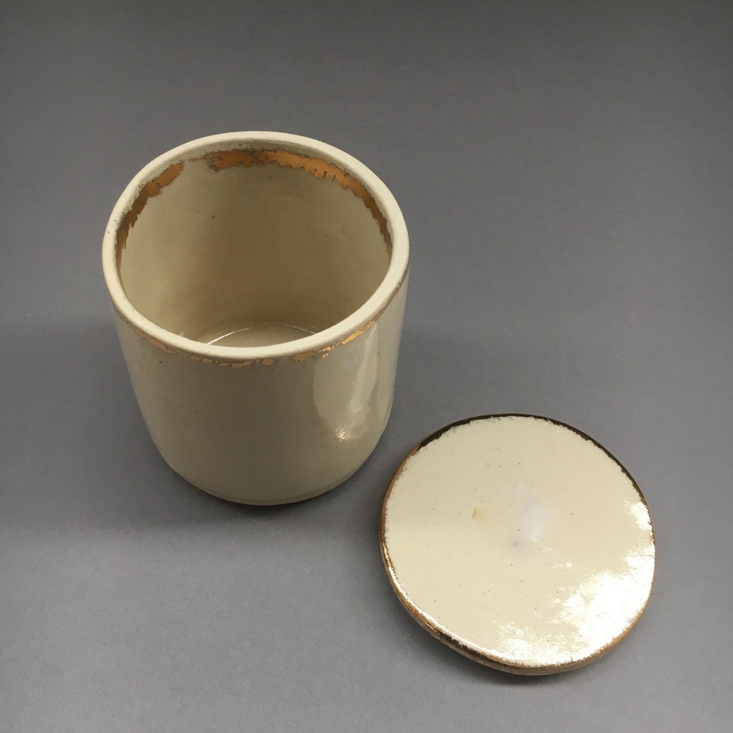 Ceramic Handmade Jar With Lid | Storage Pot, Stationary Pot, Plant Pot