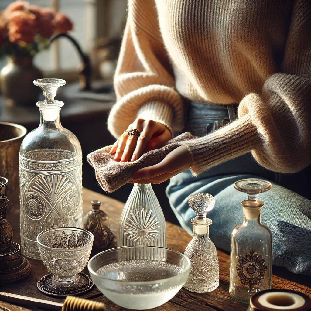 How to Clean Vintage Bottles and Glass: Caring for Your Antique Glass