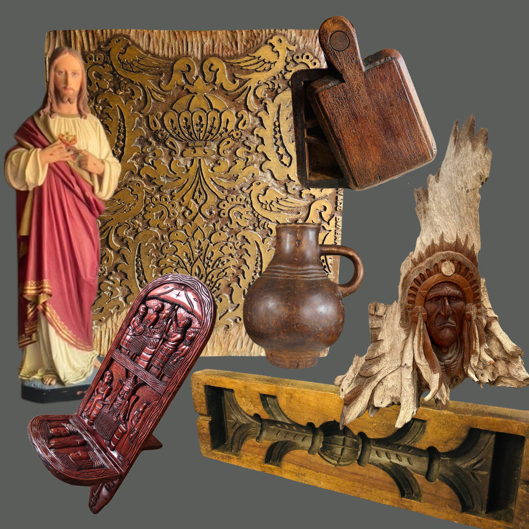 Unusual Wooden Antiques & Vintage