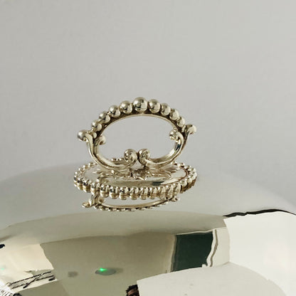 Antique Silver Cloche Victorian Food Cover | Food Dome