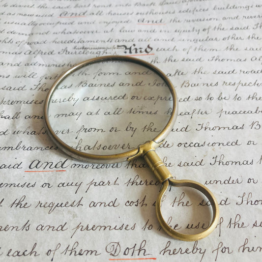 Victorian Magnifying Quizzing Glass