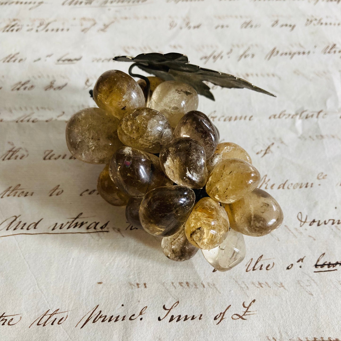 The Director Von - Vintage Decorative Gemstone Cluster of Grapes