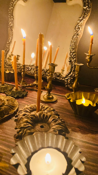 Thin Beeswax Candlesticks