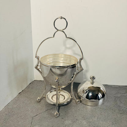 Antique Silver Plated Egg Coddler