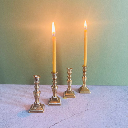 Vintage Brass Miniature Candlesticks | Perfect Traditional & Stylish