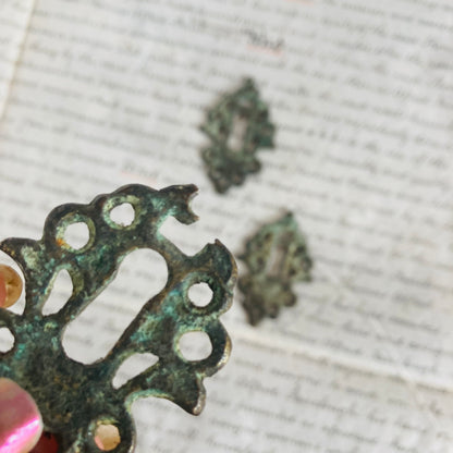 Antique Brass Escutcheons | Keyhole Cover