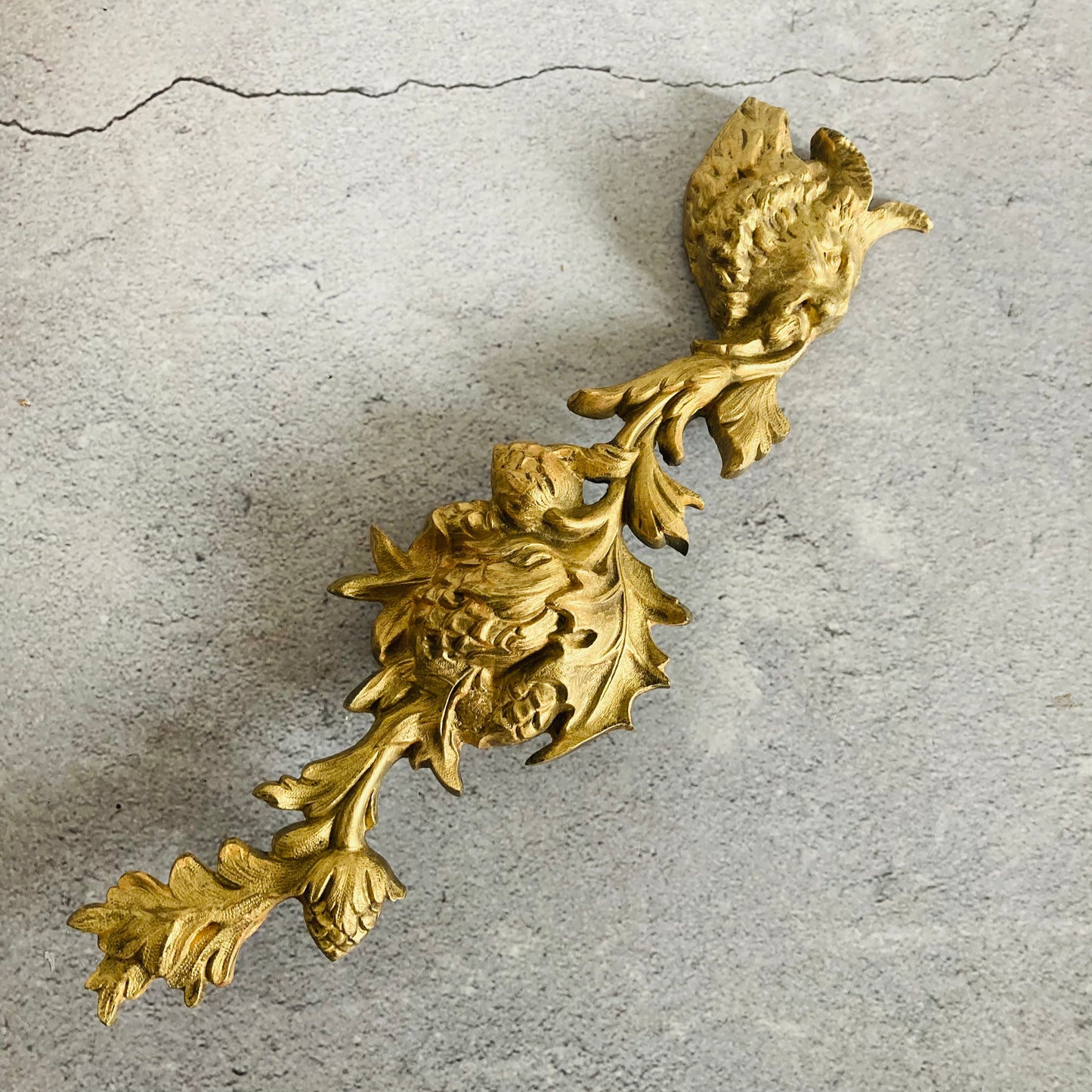 Antique Brass Decorative Salvage Plaques 