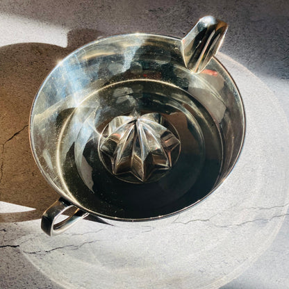 Rare Antique Silver Plate Extra Large Lemon Juicer Jug