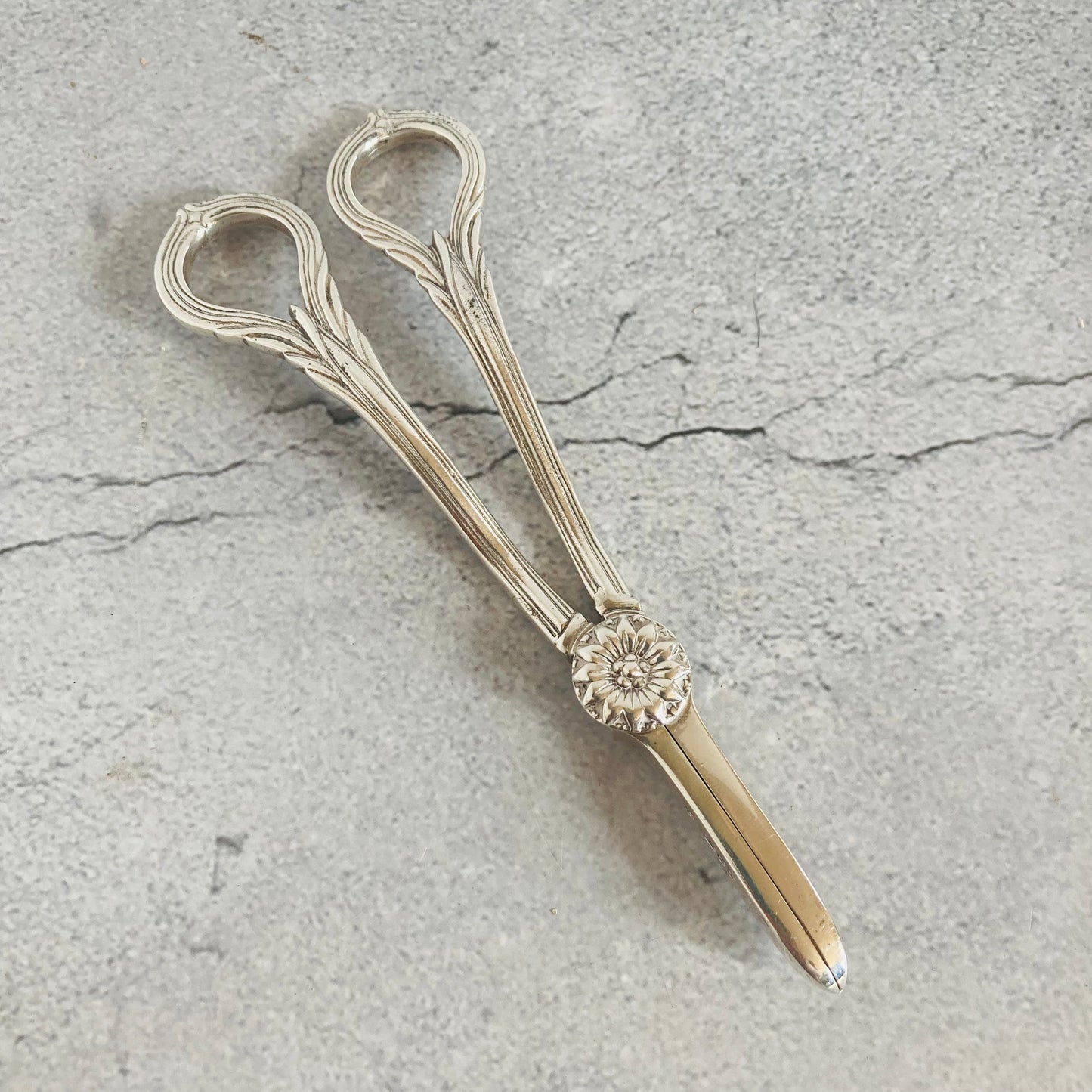 Rare Sterling Silver Grape Scissors