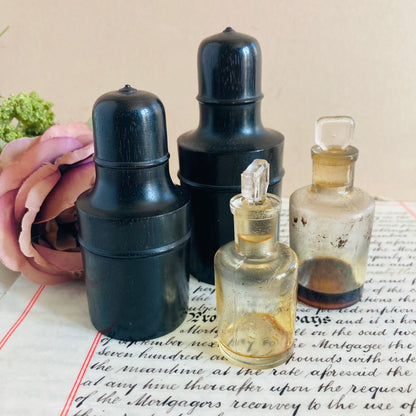 The Artist Carmel - Antique Travel Scent Bottle and Case