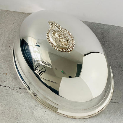 Antique Silver Cloche Victorian Food Cover | Food Dome