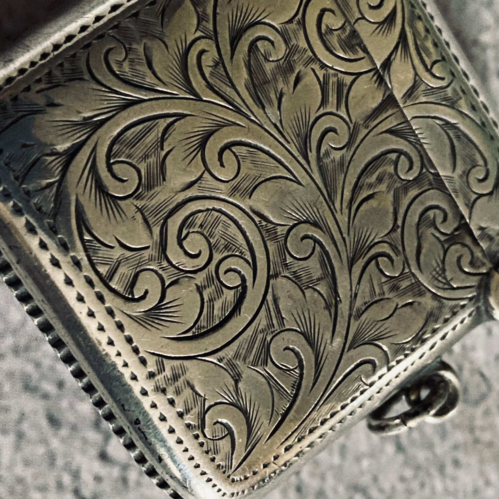 Antique Silver Vesta Case Birmingham 1908