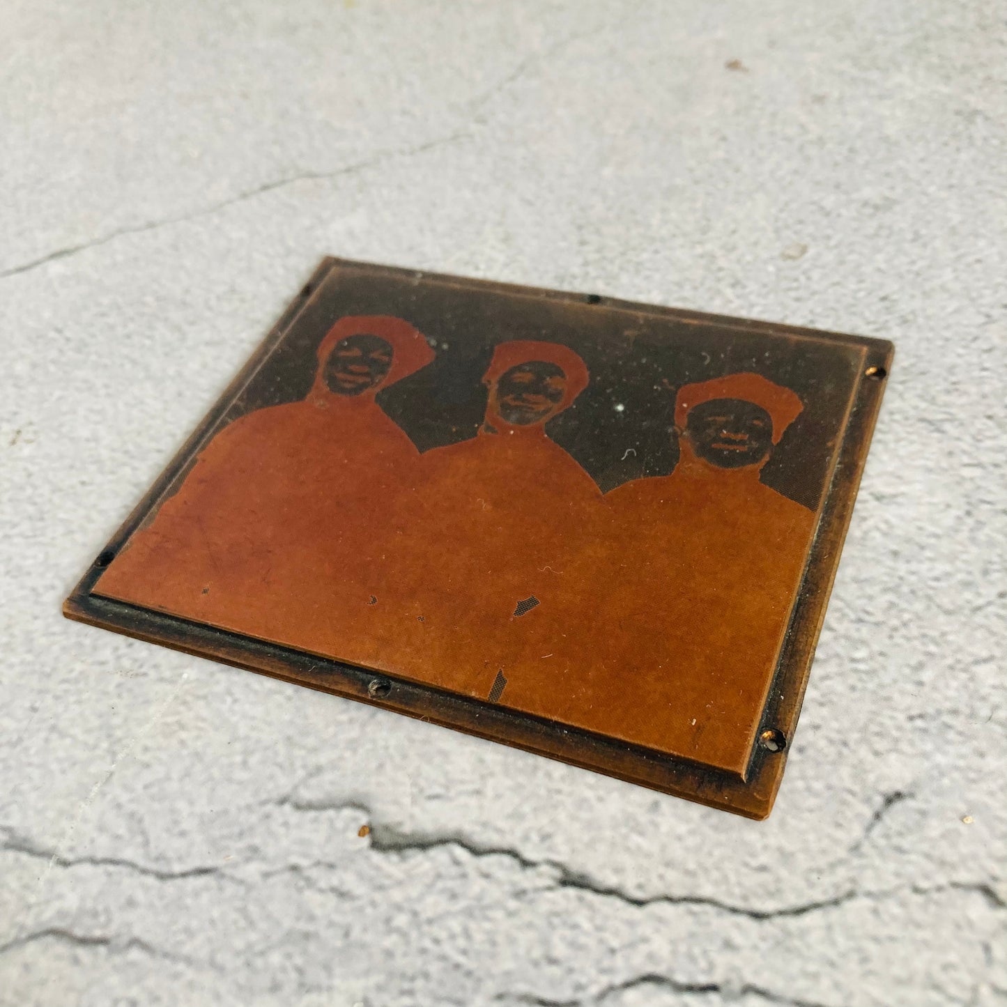 Vintage Copper Printing Plate