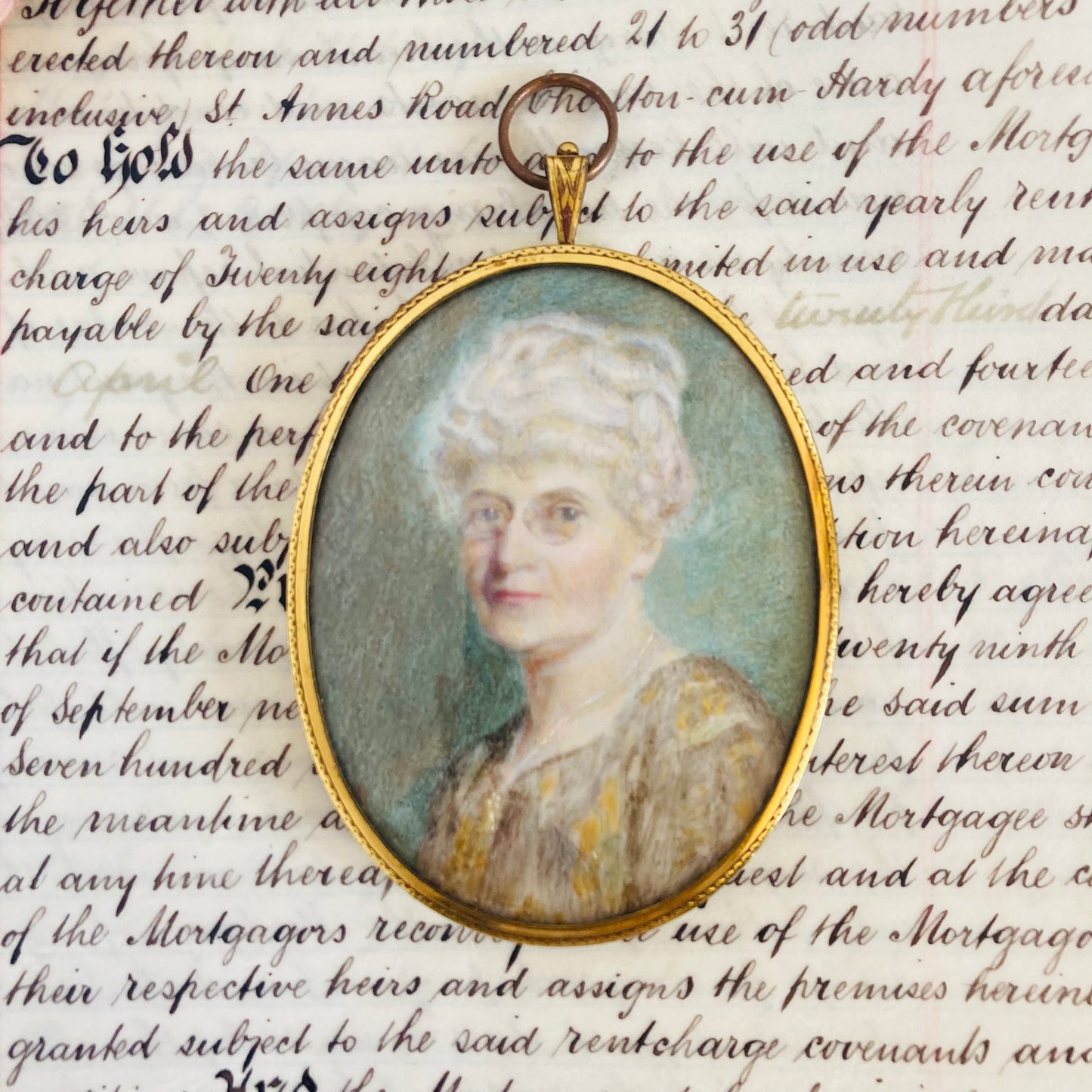 Antique Miniature Frames Portraits