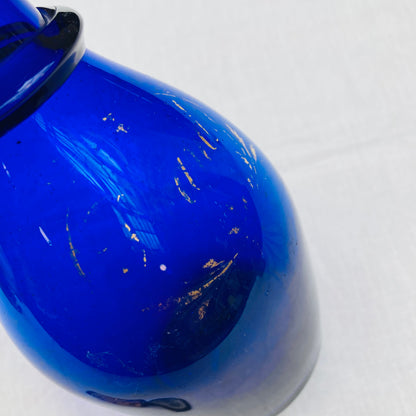 Antique Blue Brandy Decanter | Antique Blue Glass
