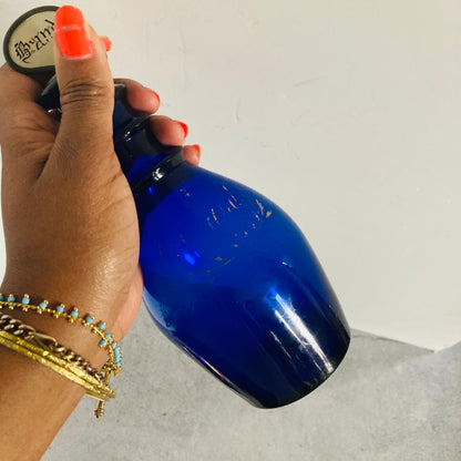 Antique Blue Brandy Decanter | Antique Blue Glass