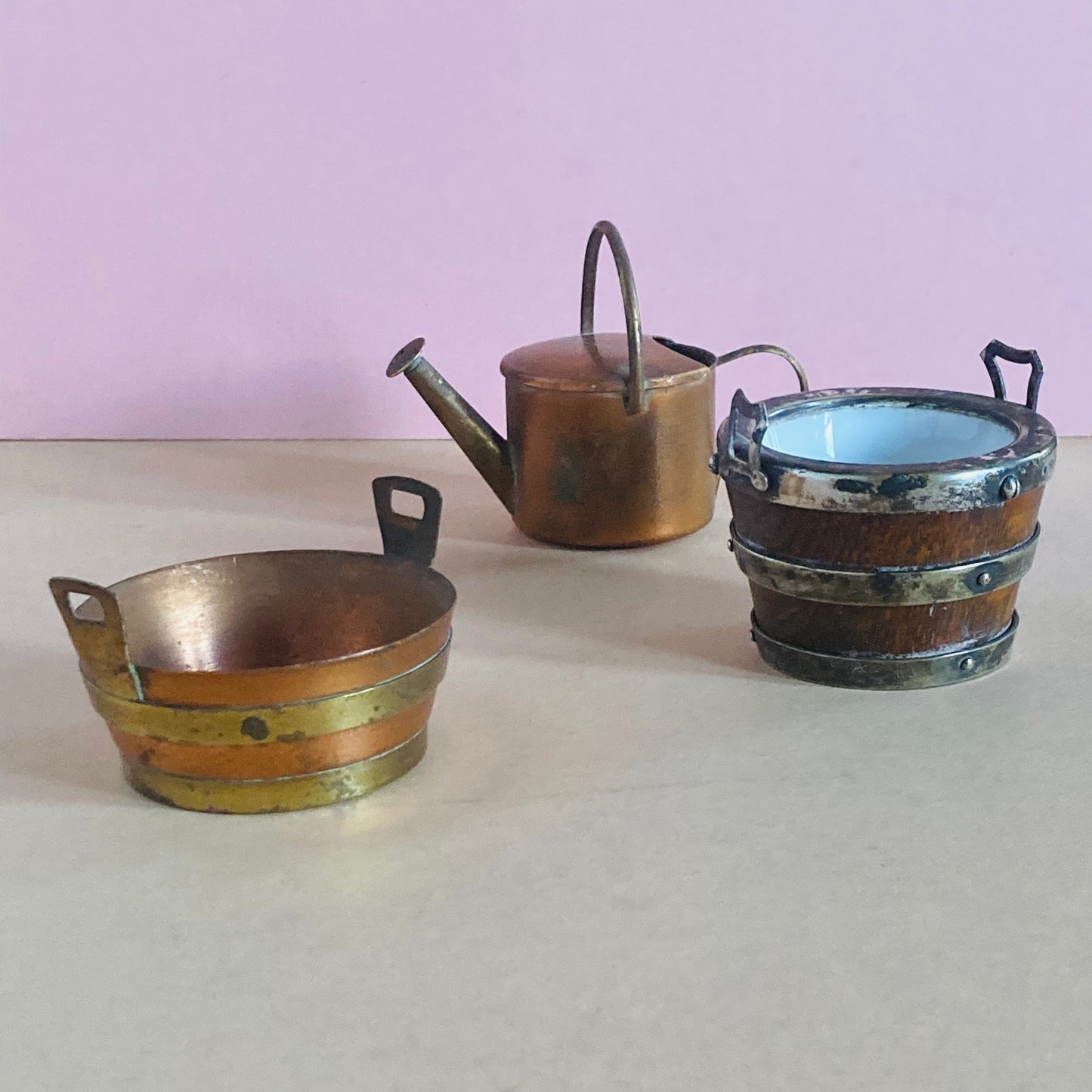 Master Sal - Miniature Wooden and Silver Barrel Tub