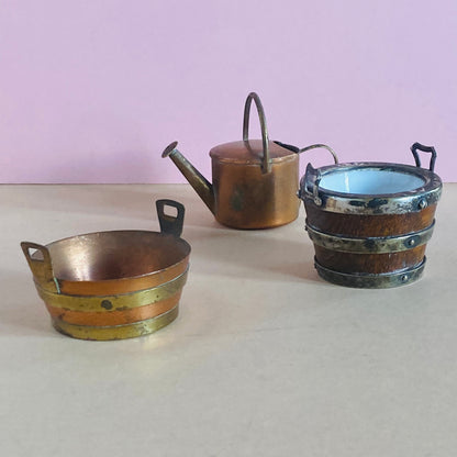 Master Sal - Miniature Wooden and Silver Barrel Tub