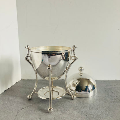 Antique Silver Plated Egg Coddler