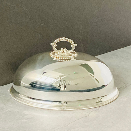Antique Silver Cloche Victorian Food Cover | Food Dome