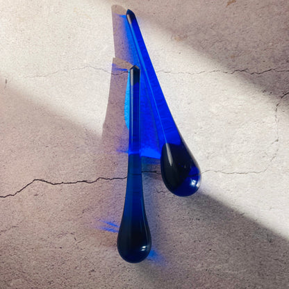 Antique Blue Glass Sugar Crusher for Cocktails | The Urban Vintage Affair