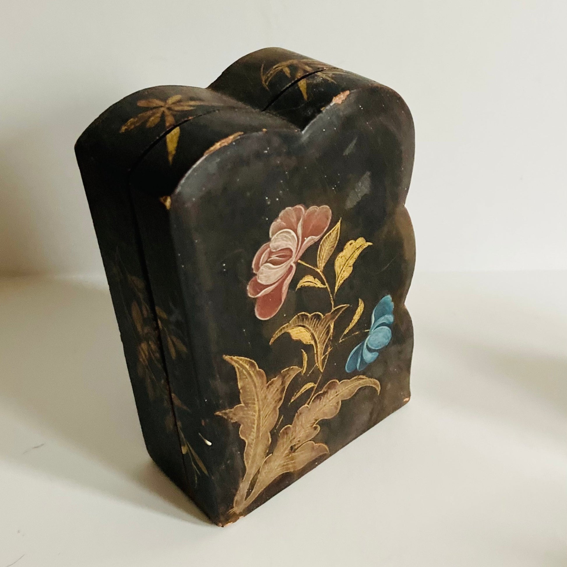 Victorian Hand Painted Paper Mache Box