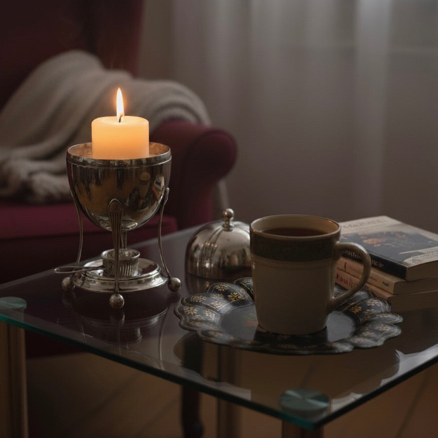 The Groom Brian - Antique Silver Egg Coddler