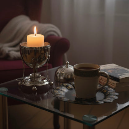 The Groom Brian - Antique Silver Egg Coddler