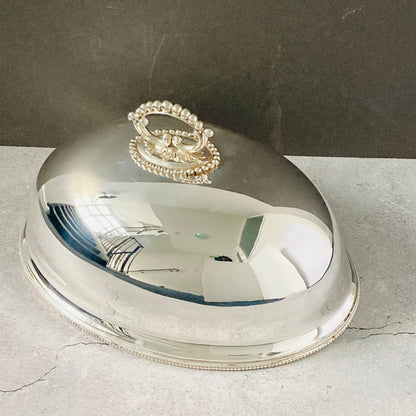 Antique Silver Cloche Victorian Food Cover | Food Dome