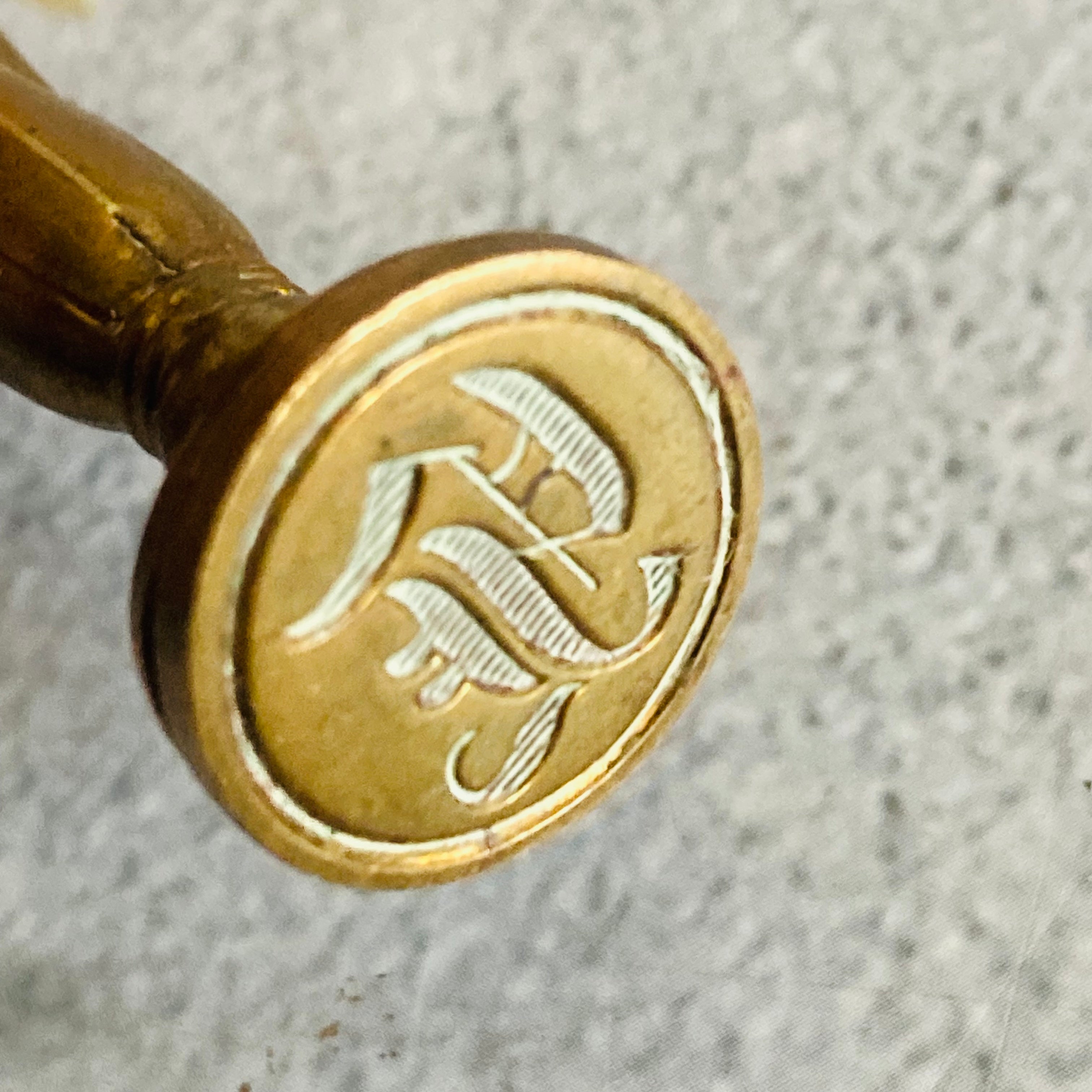 The Director Simon Vintage Brass Wax Seal Stamp