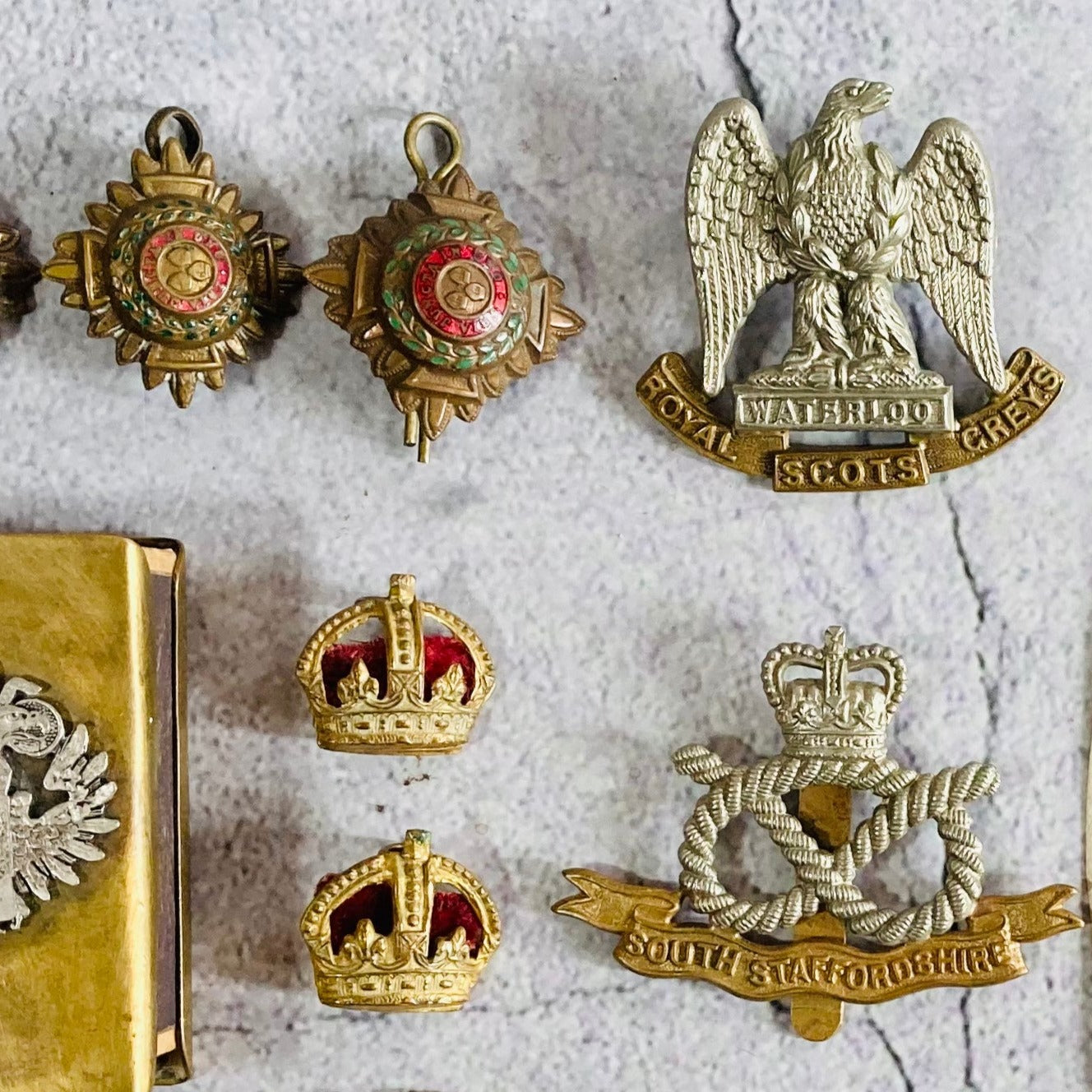 Vintage Military Badge For Royal Scott’s Greys