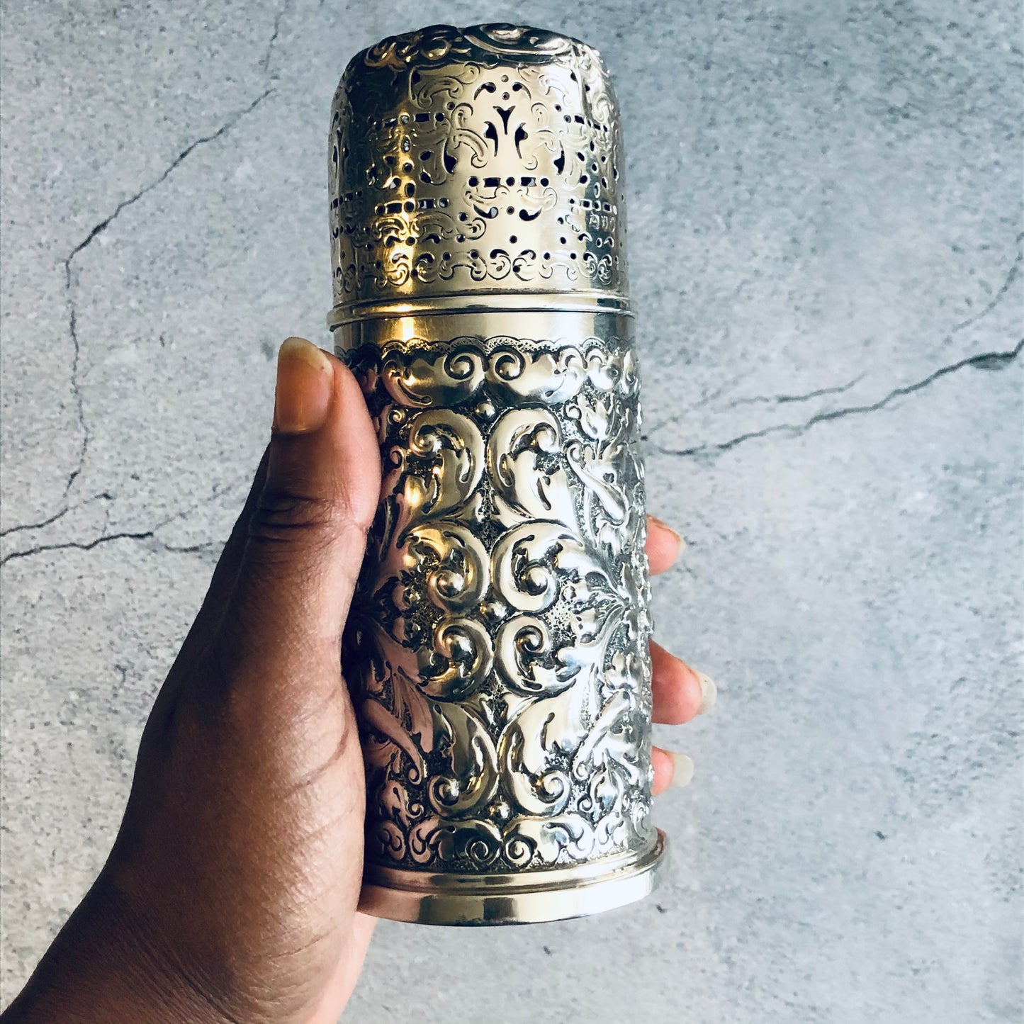 The Director Erin - Antique Silver Sugar Shaker