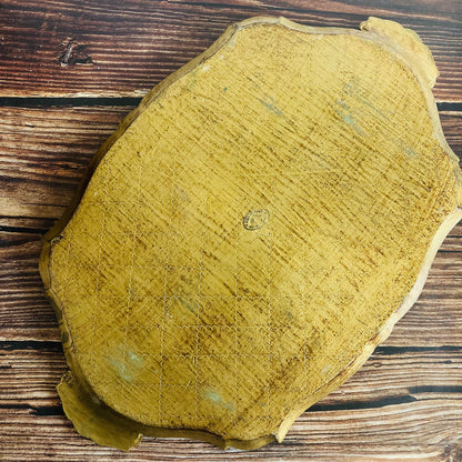Vintage Florentine Paper Mache Tray | Red & Gold Decorative Italian Tray