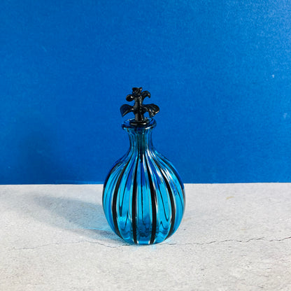 Venetian Glass Scent Bottle in Candy Cane Stripe