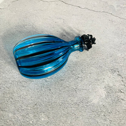 Venetian Glass Scent Bottle in Candy Cane Stripe