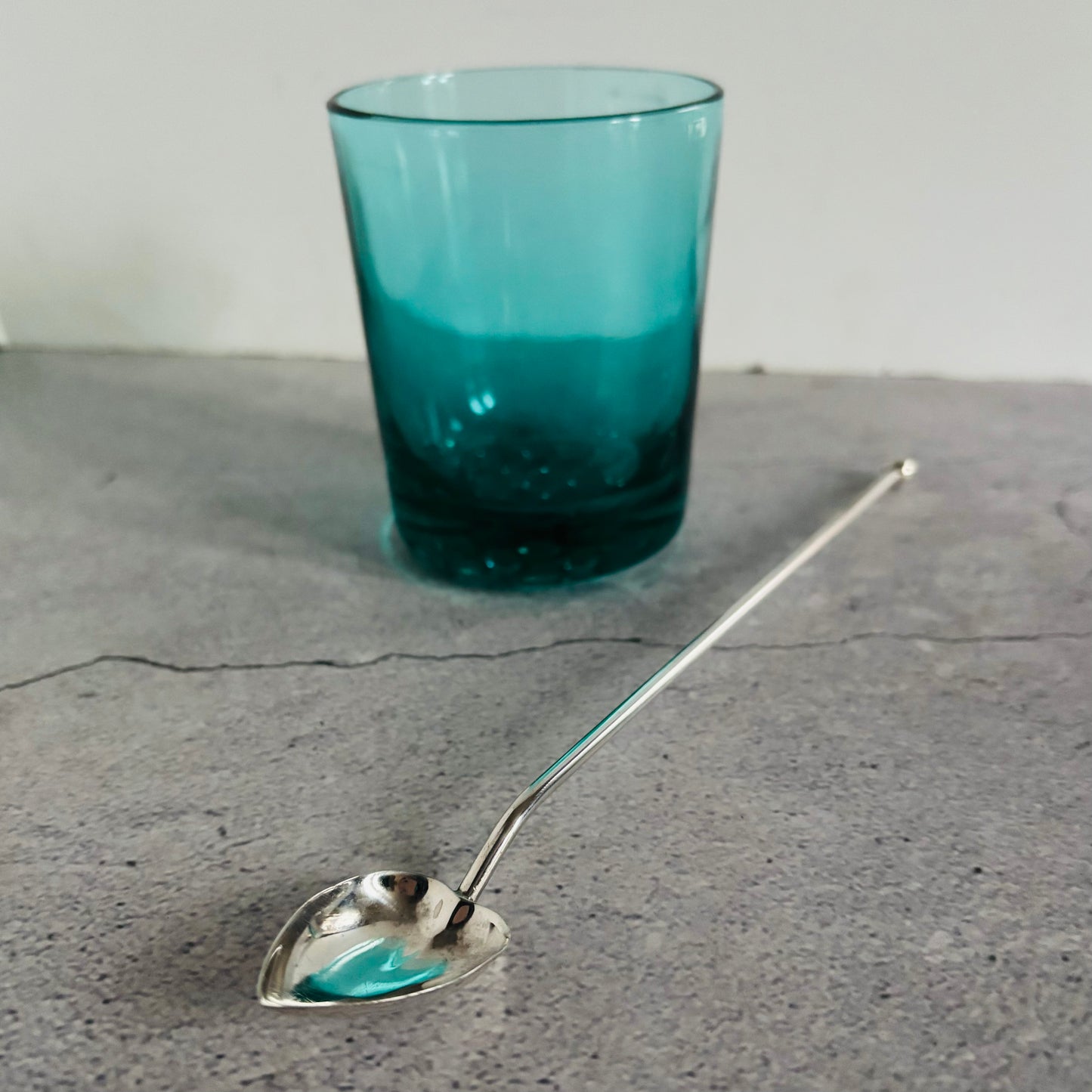 Sterling Silver Drinking Straw Spoon