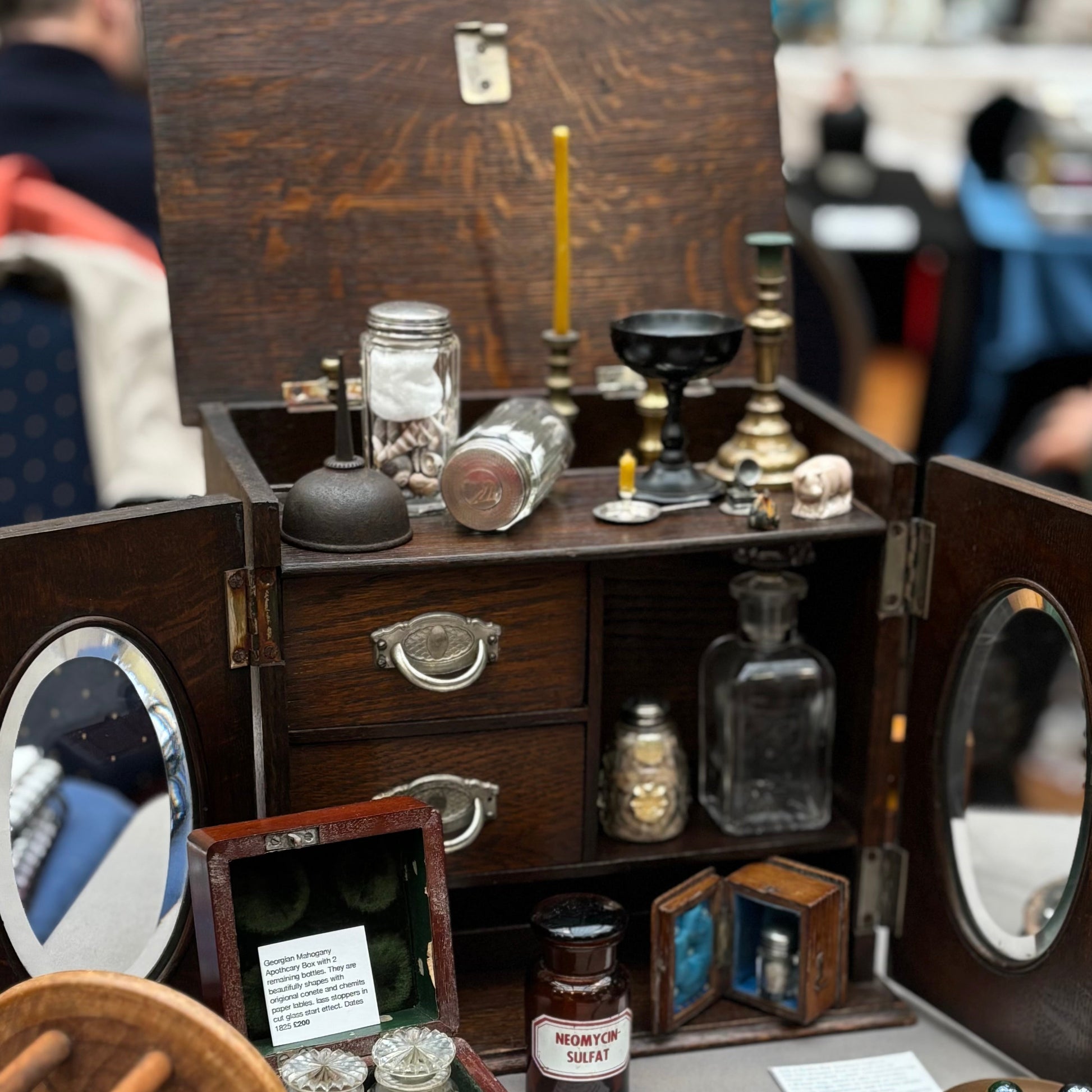 Antique Cabinet of Curiosities
