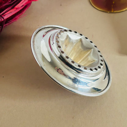 Antique Silver Lemon Juicer Art Deco | Functional & Stylish Reamer